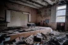 Zerstörte Musikschule, Pripjat - Tschernobyl 