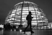 Bundestatagkuppel schwarz/weis Bundestatagkuppel schwarz/weis