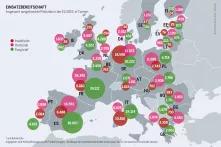 Pestizidatlas Infografik: Insgesamt ausgebrachte Pestizide in der EU 2019, in Tonnen