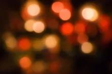 Abstract defocused lights on dark background