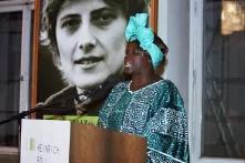 Wangari Maathai bei der Petra-Kelly-Preisverleihung 2004