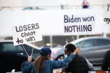 Beverly Hills, CA: 28. November 2020: Stop the Steal Freedom Rally für Präsident Trump in Beverly Hills. 