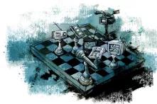 European Democracy Conference: Illustration Chessboard