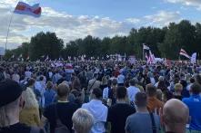 Proteste in Minsk