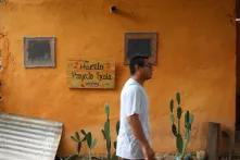 Cristian Sulub on the way to Huerto Proyecto Tzcala