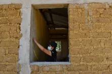 Yolanda Perez, working on a building site