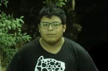 Ha'kanules activist in black t-shirt