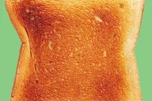 Eine Scheibe Toastbrot