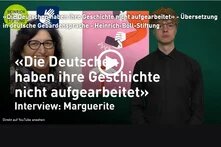 "Die Deutschen haben ihre Geschichte nicht aufgearbeitet" in Gebärdensprache