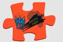 Illustration: PEPs werfen einen "Schuldenschatten" auf den afrikanischen Kontinent.