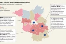 Grafik Wasser: Kämpfe um eine immer knappere Ressource