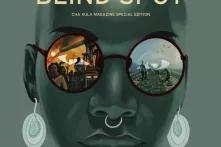 Cover of graphic novel. Person with earrings and sunglasses