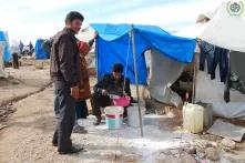 Alltag in einem Flüchtlingslager in Syrien (Atmeh) nähe der Grenze zur Türkei,  März 2013
