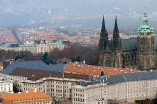 Prague Castle from Petřín Hill