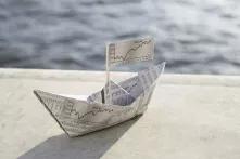 Boat made of paper