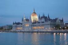 Hungarian Parliament at Dusk