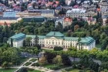 Regierungsgebäude von oben