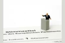 A ballott paper for the election of the European Parliament