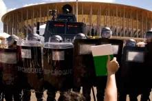 Protesters in Brasilia, June 2013