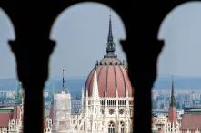 Blick auf das Parlament in Budapest