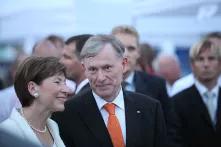 Bundespräsident a.D. Horst Köhler mit seiner Ehefrau Eva Köhler 
