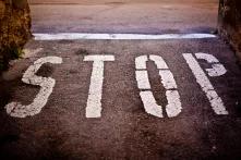Strassenbeschriftung: Stop