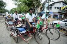 men on bikes