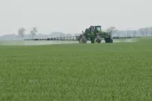 Traktor auf Feld