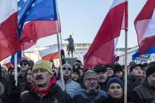 KOD-Demonstration in Warschau gegen aktuelle Gesetze der polnischen Regierung
