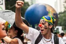 Proteste in Rio während des Klimagipfels