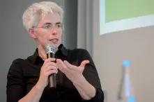 MdB Ulle Schauws, kulturpolitische Sprecherin der Bundestagsfraktion Bündnis 90/Die Grünen