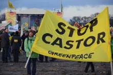 Greenpeace protesters against nuclear energy