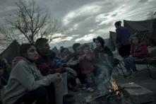 Refugees in the Harmanli camp in Bulgaria