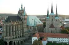 Erfurter Dom und Severikirche am Domplatz