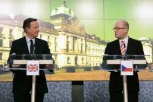 David Cameron and Bohuslav Sobotka