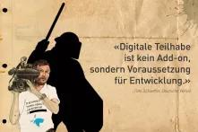 Grafik Pressefreiheit mit Zitat