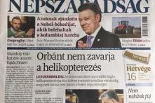 Last edition of the Népszabadság