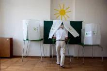  Election booth at the Georgian election