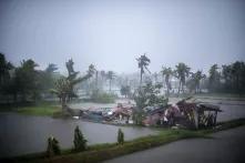 The typhoon Rammasun in the Philippines