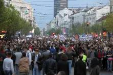 Proteste in Belgrad