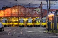 Abgestellte Straßenbahnen in Köpenick