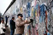 Ostdeutschland: Foto von der Berliner Mauer beim Mauerfall