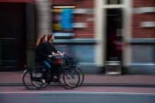 Kommunale Verkehrswende. Radverkehr. Foto Radfahrerin