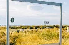 Ostdeutschland. Lausitz. Foto von einem Feld