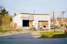 Ruine einer Tankstelle