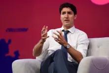 20 May 2019; Prime Minister Justin Trudeau on centre stage during the opening night of Collision 2019 at Enercare Center in Toronto, Canada.