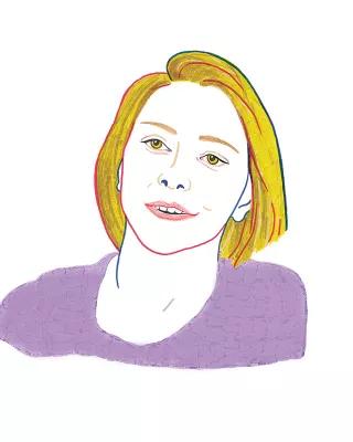 Illustration des Porträts von Célia Belin