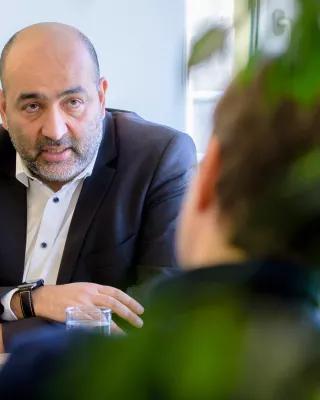 Omid Nouripour und Peter Unfried im Interview