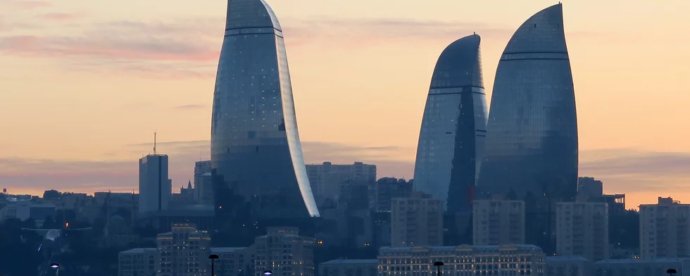 Skyline von Baku, Aserbaidschan
