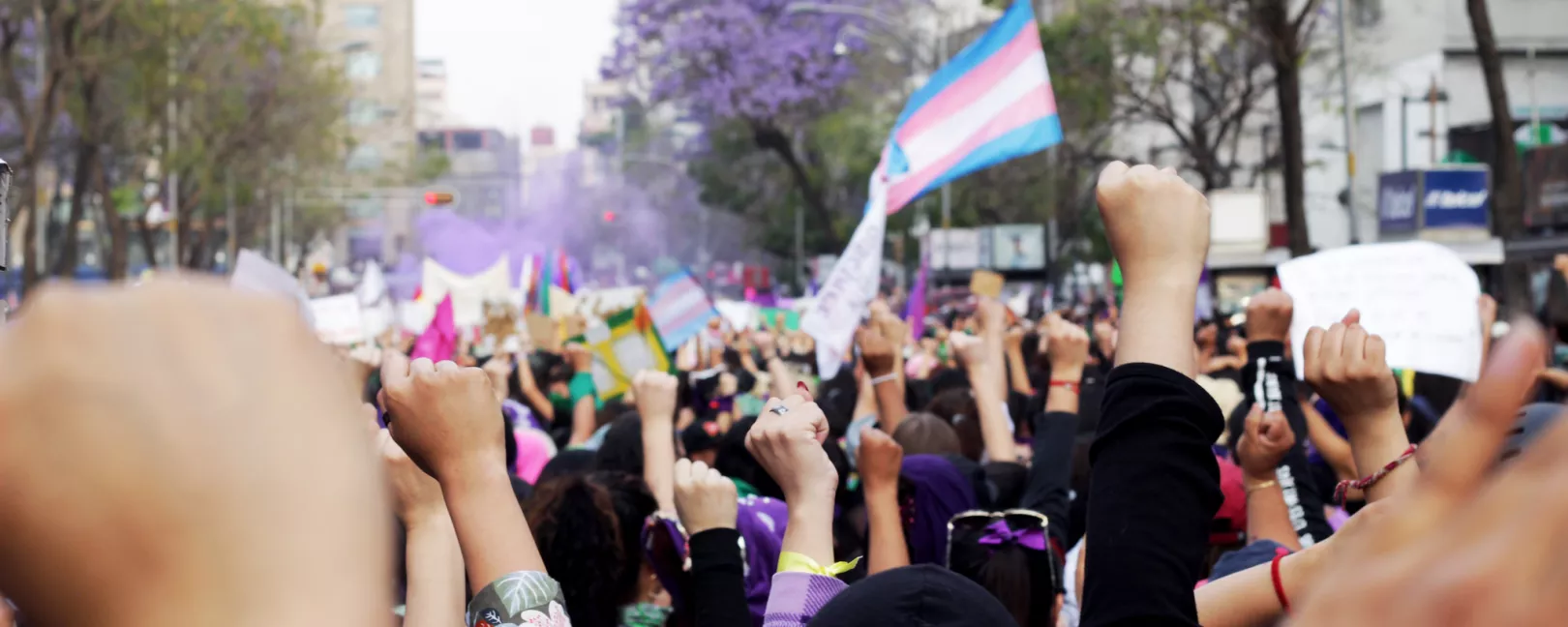 Frauen demonstrieren zum 8. März 2020 in Recife